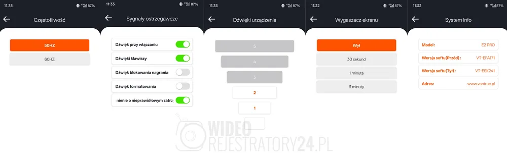 formatowanie karty pamięci vantrue e2 pro